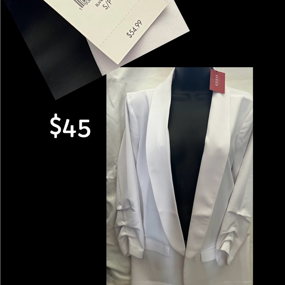 Guess Elegant White Blazer
